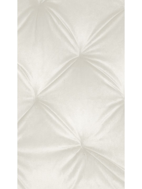 Silla de comedor de terciopelo Stanley, crema