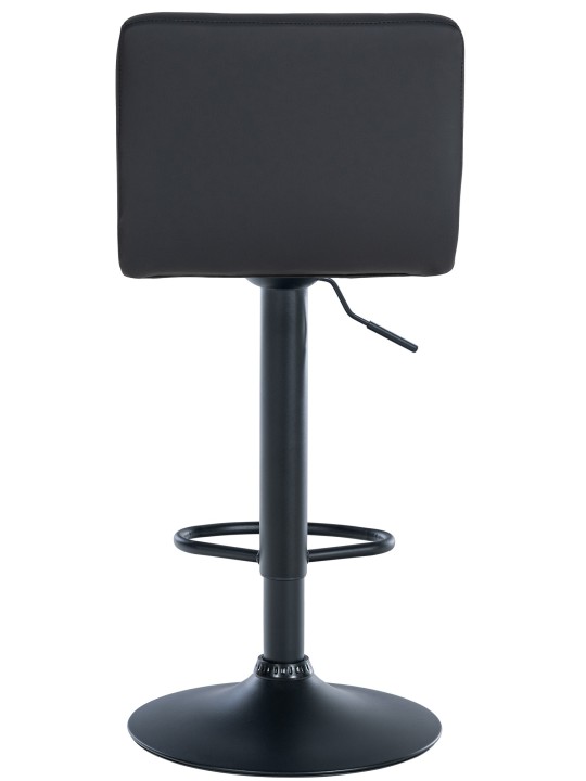 Taburete de bar Feni piel sintética, negro