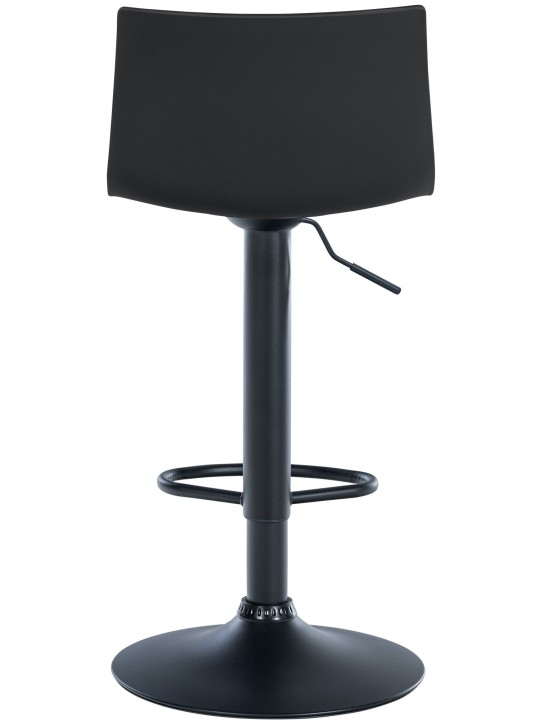 Taburete de bar Branford plástico, negro