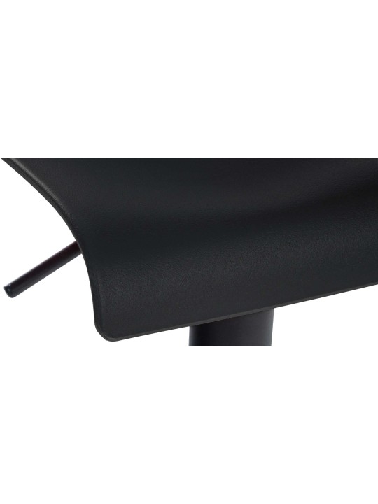 Taburete de bar Branford plástico, negro