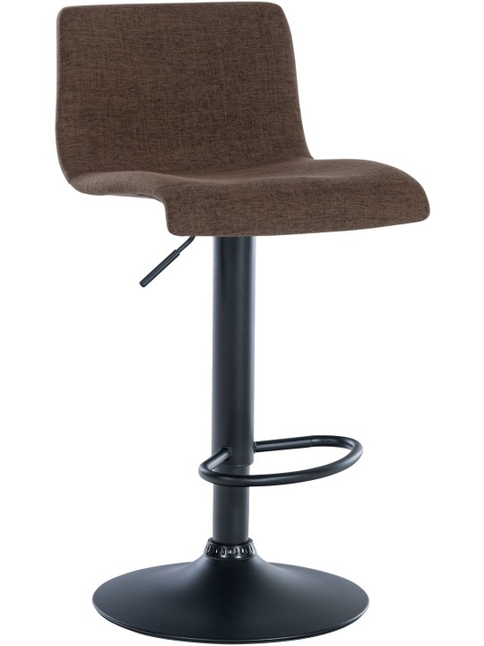 Taburete de bar tela Branford, marrón Taburete de bar tela Branford, marrón