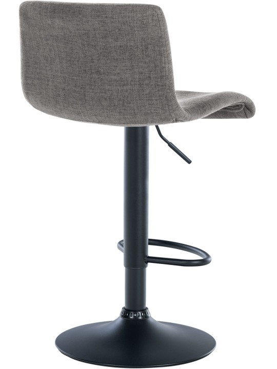 Taburete de bar tela Branford, gris claro Taburete de bar tela Branford, gris claro