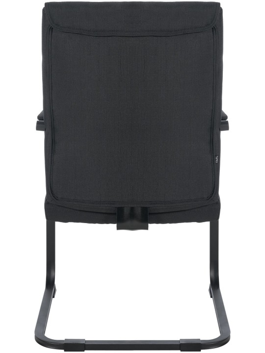 Silla de visita XL tela Anubis, negro/negro Silla de visita XL tela Anubis, negro/negro