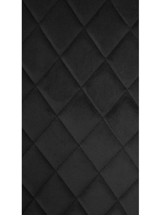 Conjunto 4 sillas Telde terciopelo, negro