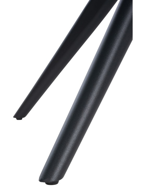 Silla de comedor Jules tela, gris oscuro