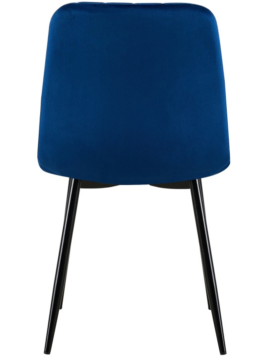 Silla Dijon terciopelo, azul Silla Dijon terciopelo, azul