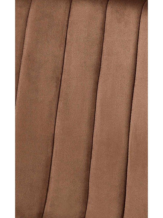 Silla Dijon terciopelo, marrón Silla Dijon terciopelo, marrón