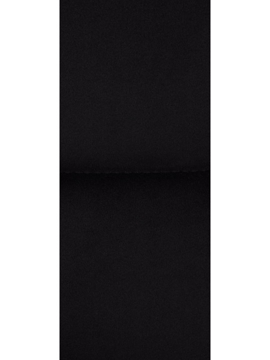 Taburete de bar Los Angeles Terciopelo cromado, negro