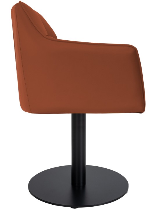 Tumbona Damaso piel sintética, marrón claro