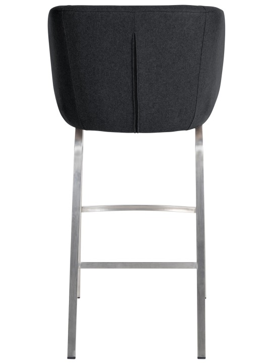 Taburete de bar Rockhill E Felt, antracita