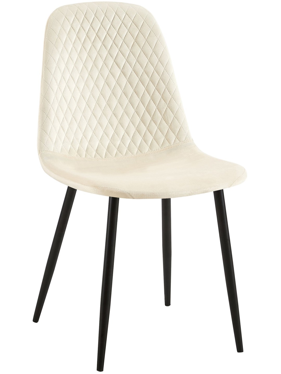 Silla Giverny terciopelo, crema