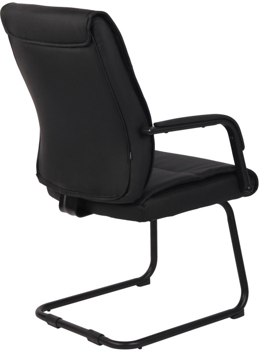 Juego de 2 sillas de visita Sievert, negro/negro