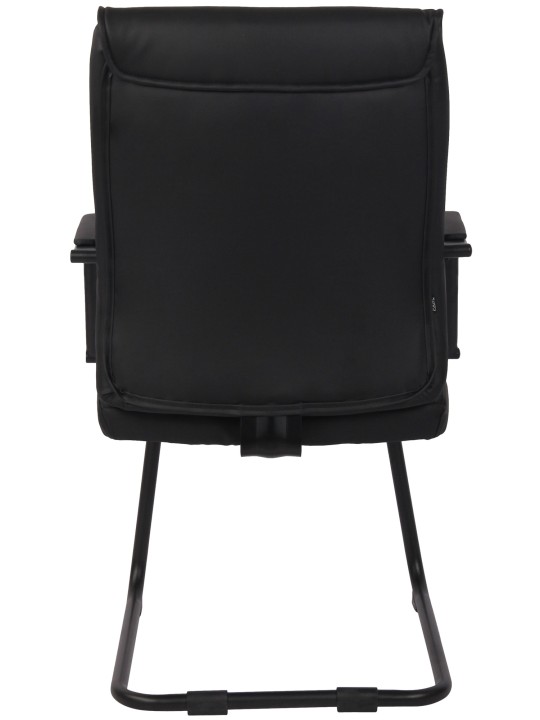 Juego de 2 sillas de visita Sievert, negro/negro