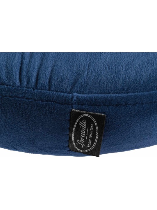 Juego de 2 taburetes de bar Ponte terciopelo, azul Juego de 2 taburetes de bar Ponte terciopelo, azul