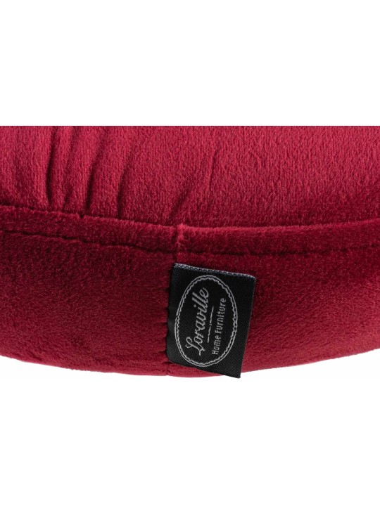 Juego de 2 taburetes de bar Ponte terciopelo, rojo Juego de 2 taburetes de bar Ponte terciopelo, rojo