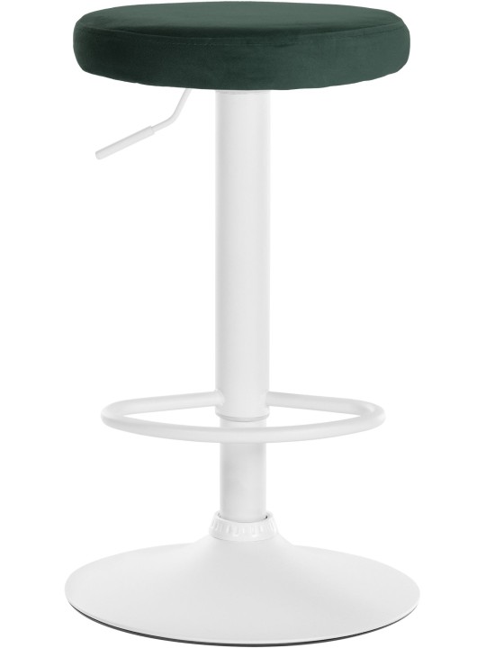 Juego de 2 taburetes de bar Ponte terciopelo, verde