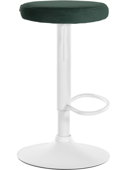 Juego de 2 taburetes de bar Ponte terciopelo, verde