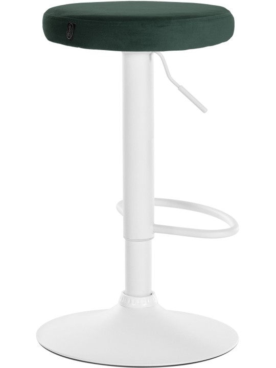 Juego de 2 taburetes de bar Ponte terciopelo, verde
