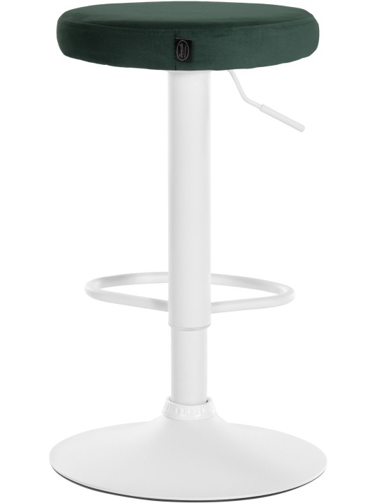 Juego de 2 taburetes de bar Ponte terciopelo, verde