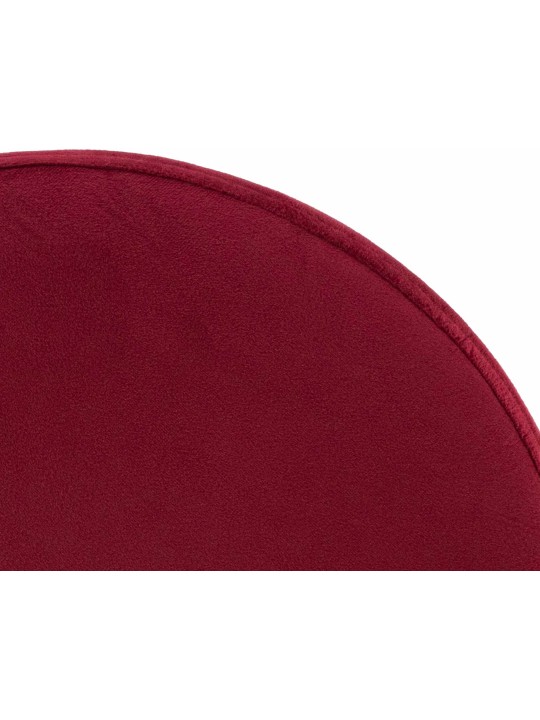 Juego de 2 taburetes de bar Ponte terciopelo, rojo