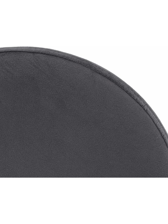 Juego de 2 taburetes de bar Ponte terciopelo, gris oscuro Juego de 2 taburetes de bar Ponte terciopelo, gris oscuro