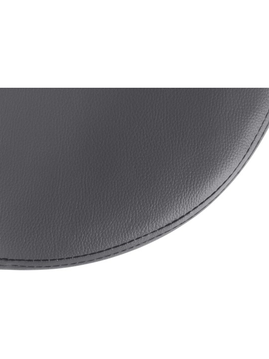 Juego de 2 taburetes de bar Ponte piel sintética, gris Juego de 2 taburetes de bar Ponte piel sintética, gris