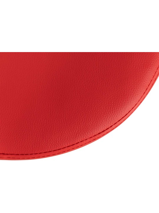 Juego de 2 taburetes de bar Ponte piel sintética, rojo Juego de 2 taburetes de bar Ponte piel sintética, rojo