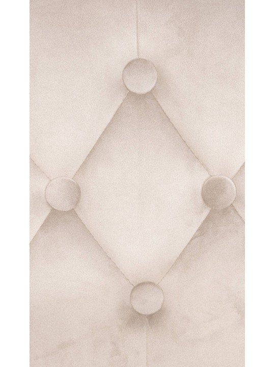 Taburete de bar Dublin terciopelo, crema