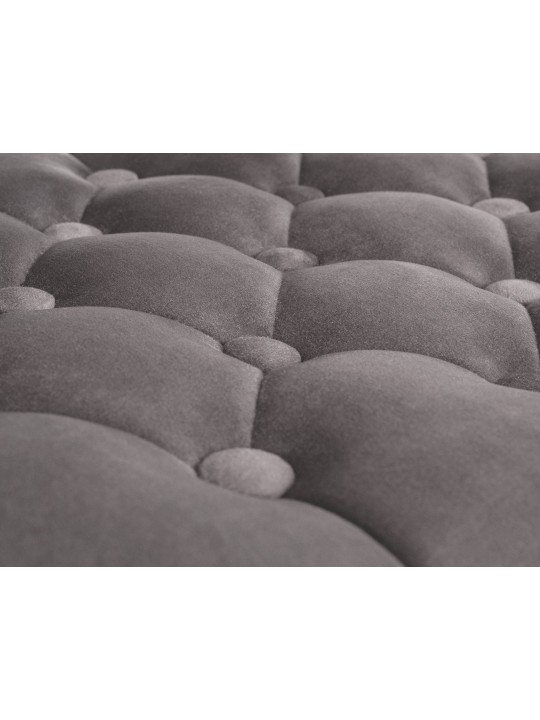 Taburete de bar Dublin terciopelo, gris