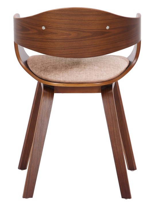 Silla de visita tela Kingston, nogal/crema Silla de visita tela Kingston, nogal/crema