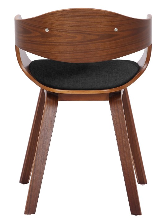 Silla de visita tela Kingston, nogal/gris oscuro Silla de visita tela Kingston, nogal/gris oscuro