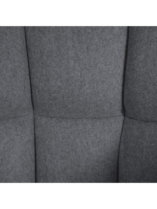 Taburete de bar Damaso E fieltro, gris