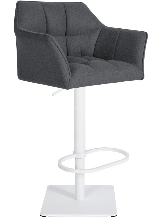 Taburete de bar Damaso W fieltro, gris
