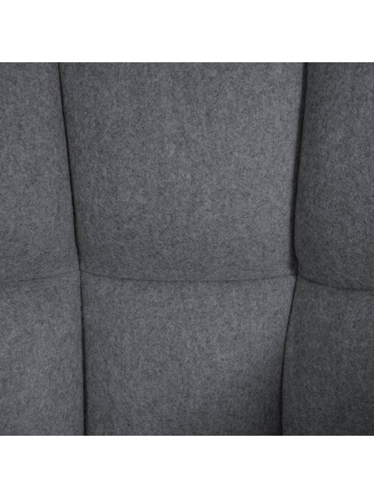 Taburete de bar Damaso W fieltro, gris