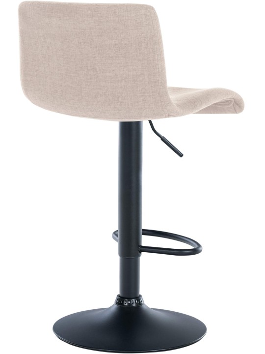 Juego de 2 taburetes de bar tela Branford, crema Juego de 2 taburetes de bar tela Branford, crema