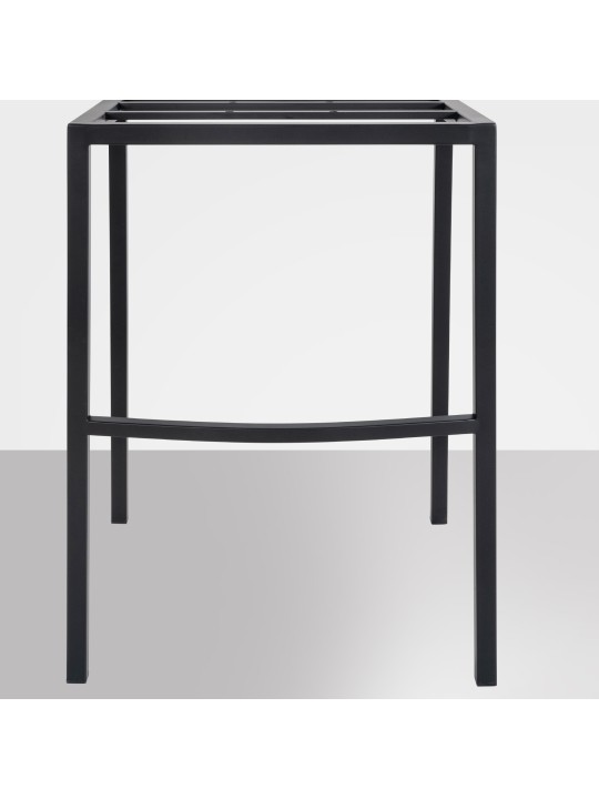 Taburete de bar Damaso B de fieltro con estructura de 4 pies, taupe Taburete de bar Damaso B de fieltro con estructura de 4 pies, taupe