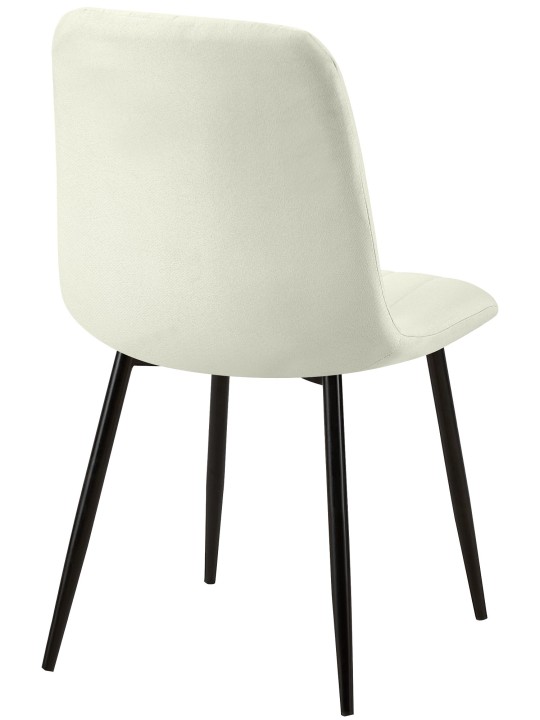 Silla Tela Dijon, crema Silla Tela Dijon, crema