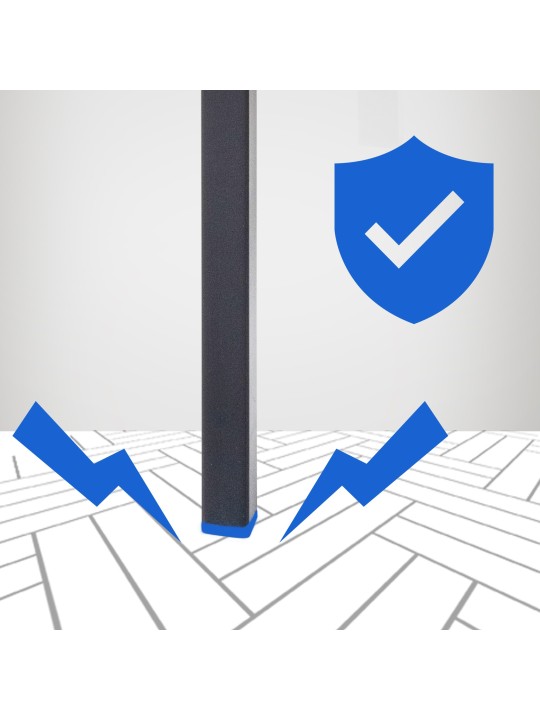 Taburete de bar Damaso B terciopelo con estructura de 4 pies, marrón