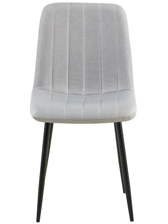 Conjunto de 4 sillas tela Dijon, gris Conjunto de 4 sillas tela Dijon, gris