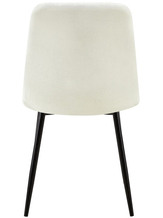 Conjunto de 4 sillas tela Dijon, crema Conjunto de 4 sillas tela Dijon, crema