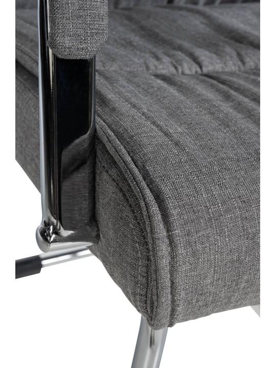 Silla de visita tela Sievert, gris claro Silla de visita tela Sievert, gris claro