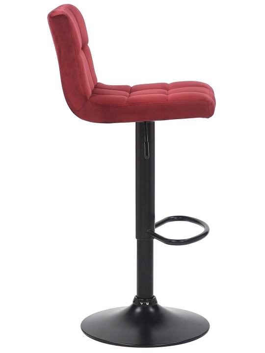 Taburete de bar Feni terciopelo, rojo Taburete de bar Feni terciopelo, rojo