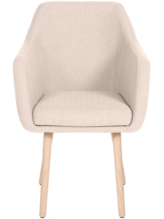Silla de visita Utrecht tejido natural, beige Silla de visita Utrecht tejido natural, beige