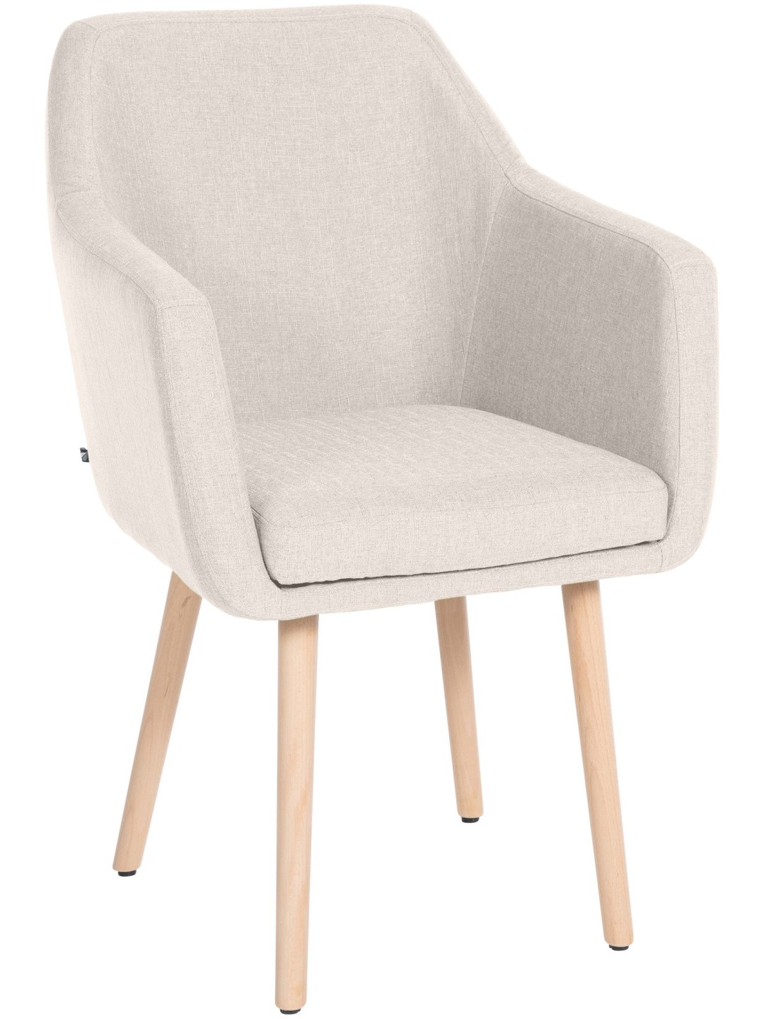 Silla de visita Utrecht tejido natural, crema