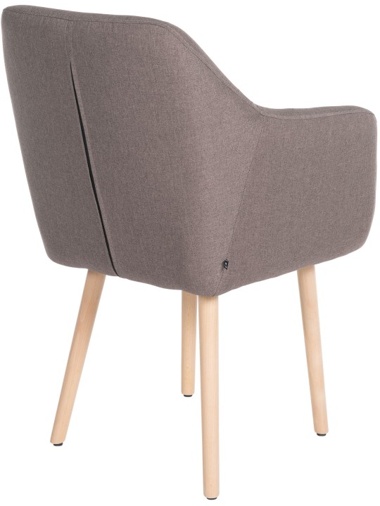 Silla de visita Utrecht tejido natural, taupe Silla de visita Utrecht tejido natural, taupe