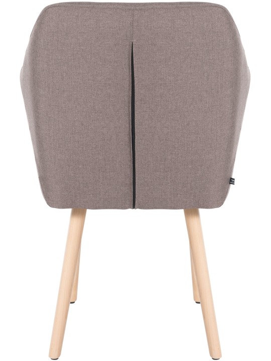 Silla de visita Utrecht tejido natural, taupe Silla de visita Utrecht tejido natural, taupe