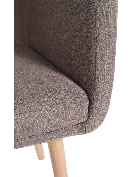 Silla de visita Utrecht tejido natural, taupe Silla de visita Utrecht tejido natural, taupe