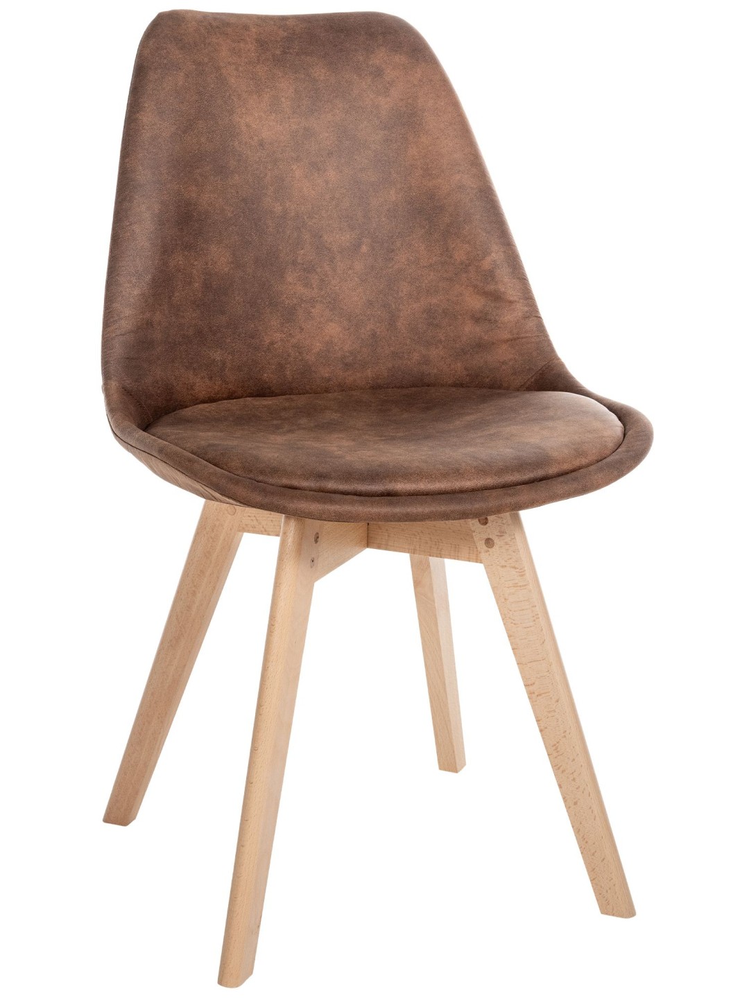 Silla Linares Vintage, marrón