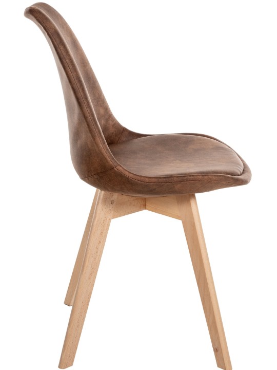 Silla Linares Vintage, marrón Silla Linares Vintage, marrón