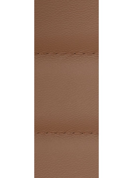 Silla de oficina Mollis de cuero genuino, marrón claro